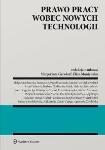 Prawo pracy wobec nowych technologii. Autor: Opracowanie zbiorowe. Multiszop.pl Okładka książki Prawo pracy wobec nowych technologii