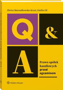 Prawo spółek handlowych. Przed egzaminem. Autor: Marszałkowska-Krześ Elwira, Emilia Gil. Multiszop.pl Okładka książki Prawo spółek handlowych. Przed egzaminem