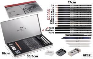 Opakowanie Profesionalny zestaw do szkicowania