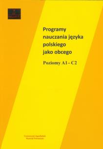 Okładka książki Programy nauczania języka polskiego jako obcego poziomy A1-C2