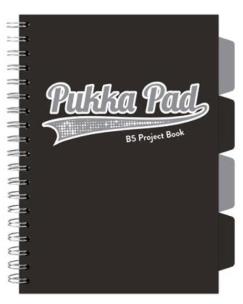Opakowanie Project Book Black Grey B5/200K kratka czarny