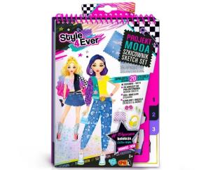 Projekt moda - zestaw szkicownik. Wydawca: EPEE. Multiszop.pl Opakowanie Projekt moda - zestaw szkicownik