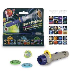 Projektor kosmiczny Space Adventure 3 slajdy. Wydawca: TRENDHAUS. Multiszop.pl Opakowanie Projektor kosmiczny Space Adventure 3 slajdy