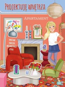 Okładka książki Projektuję wnętrza z naklejkami. Apartament