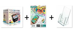 Opakowanie Promarkery alkoholowe Rawmark purePRO 80 kolorów w etui + +Kolorowanka interaktywna RAWMARK Zwierzęta 15 kartek połączona z aplikacją na telefon AR BOX