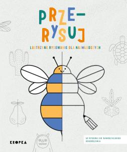 Prze-rysuj. Lustrzane rysowanie dla najmłodszych. Autor: Jesus Joana. Multiszop.pl Okładka książki Prze-rysuj. Lustrzane rysowanie dla najmłodszych