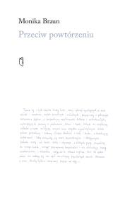 Okładka książki Przeciw powtórzeniu