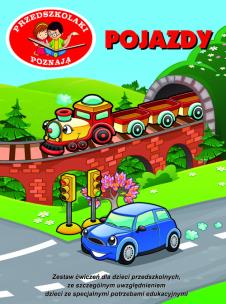 Okładka książki Przedszkolaki poznają. Pojazdy