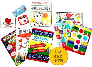 Okładka książki Przedszkole w domu. Już piszę. Zestaw 3 książek