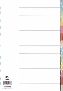 Opakowanie Przekładki A4 karton kolorowe 12 kart