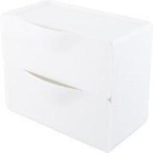 Opakowanie Przybornik nabiurkowy 2 - komorowy biały
