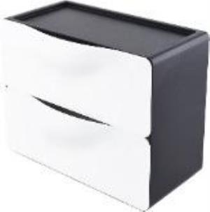 Opakowanie Przybornik nabiurkowy 2 - komorowy czarny