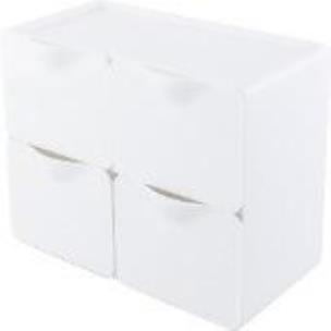 Opakowanie Przybornik nabiurkowy 4 - komorowy biały