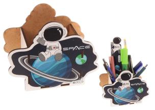 Opakowanie Przybornik organizer na biurko Kosmonauta