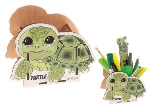 Przybornik organizer na biurko Żółw. Wydawca: CRESCO. Multiszop.pl Opakowanie Przybornik organizer na biurko Żółw