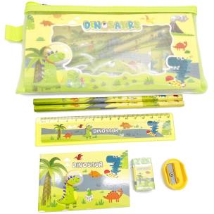 Opakowanie Przybory szkolne dinozaury