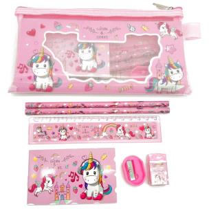 Opakowanie Przybory szkolne jednorożec