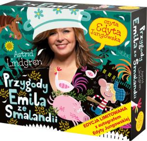 Przygody Emila ze Smalandii (3xCD - edycja limitowana z autografem) (książka audio). Autor: Jungowska Edyta, Lindgren Astrid. Multiszop.pl Okładka książki Przygody Emila ze Smalandii (3xCD - edycja limitowana z autografem) (książka audio)