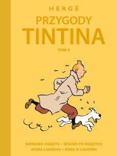 Przygody Tintina T.5. Autor: Hergé. Multiszop.pl Okładka książki Przygody Tintina T.5