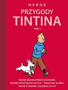 Przygody Tintina. Tom 4. Autor: Hergé. Multiszop.pl Okładka książki Przygody Tintina. Tom 4