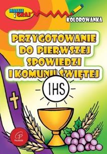 Okładka książki Przygotowanie do pierwszej spowiedzi i Komunii...
