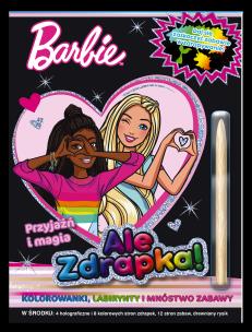 Przyjaźń i magia. Barbie. Ale zdrapka!. Autor: Opracowanie zbiorowe. Multiszop.pl Okładka książki Przyjaźń i magia. Barbie. Ale zdrapka!
