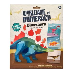Przyklejanie po numerach. Dino. Wydawca: MCD. Multiszop.pl Opakowanie Przyklejanie po numerach. Dino