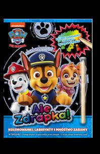 Okładka książki Psi Patrol Ale zdrapka! cz. 4