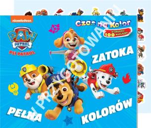 Psi Patrol. Czas na kolor cz. 1. Autor: Opracowanie zbiorowe. Multiszop.pl Okładka książki Psi Patrol. Czas na kolor cz. 1