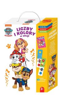 Psi Patrol. Liczby i kolory w akcji. Autor:   Praca zbiorowa. Multiszop.pl Okładka książki Psi Patrol. Liczby i kolory w akcji