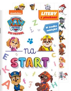 Okładka książki Psi Patrol. Na start cz.5 Litery z pieskami