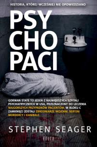 Psychopaci wyd. kieszonkowe. Autor: Stephen Seager. Multiszop.pl Okładka książki Psychopaci wyd. kieszonkowe