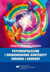 Okładka książki Psychospołeczne i środowiskowe konteksty zdrowia..