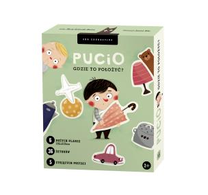 Pucio. Gdzie to położyć?. Autor: Galewska-Kustra Marta. Multiszop.pl Okładka książki Pucio. Gdzie to położyć?