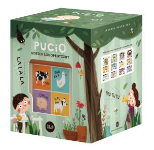 Pucio Sorter logopedyczny. Autor: Galewska-Kustra Marta. Multiszop.pl Okładka książki Pucio Sorter logopedyczny