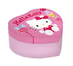 Opakowanie Pudełko na biżuterię z lusterkiem PU Hello Kitty HK50035