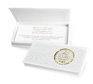 Pudełko ozdobne na banknoty Ślub. Wydawca: Kukartka. Multiszop.pl Opakowanie Pudełko ozdobne na banknoty Ślub