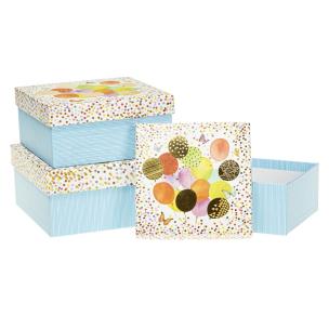 Opakowanie Pudełko prezentowe PUP-22004-KW 3szt ROZETTE