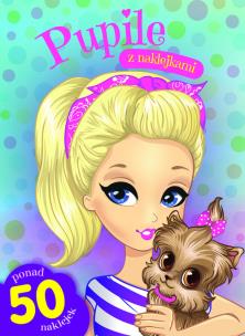 Okładka książki Pupile z naklejkami
