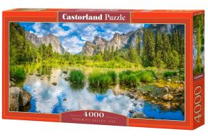 Puzlze 4000 Yosemite Valley USA C-400362. Wydawca: CASTOR. Multiszop.pl Opakowanie Puzlze 4000 Yosemite Valley USA C-400362