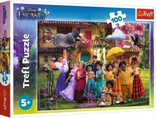Puzzle 100 Magia czeka w Encanto TREFL. Wydawca: Trefl. Multiszop.pl Opakowanie Puzzle 100 Magia czeka w Encanto TREFL