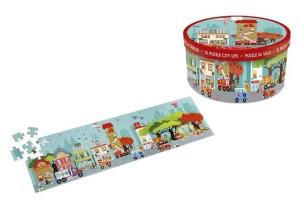 Puzzle 100 podłogowe Miasto. Wydawca: Scratch. Multiszop.pl Opakowanie Puzzle 100 podłogowe Miasto