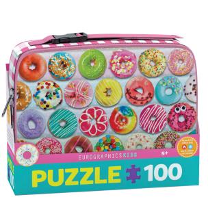 Opakowanie Puzzle 100 z lunch box  Delightful Donuts 9100-5825