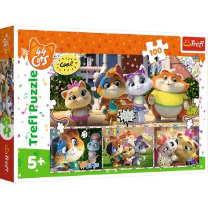 Opakowanie Puzzle 100 Zgrana ekipa przyjaciół TREFL
