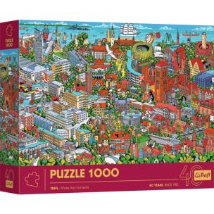 Opakowanie Puzzle 1000 40-lecie Trefl Trójmiasto 10924