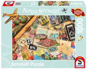 Puzzle 1000 Aimee Stewart, Wspomnienia z podróży. Wydawca: G3. Multiszop.pl Opakowanie Puzzle 1000 Aimee Stewart, Wspomnienia z podróży