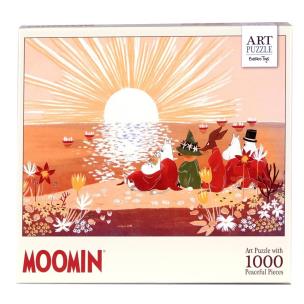 Puzzle 1000 artystyczne Muminki czerwone. Wydawca: Cass Film. Multiszop.pl Opakowanie Puzzle 1000 artystyczne Muminki czerwone