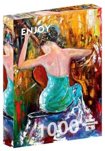 Puzzle 1000 Błękitna rapsodia. Wydawca: G3. Multiszop.pl Opakowanie Puzzle 1000 Błękitna rapsodia