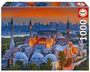 Puzzle 1000 Błękitny Meczet, Stambuł, Turcja. Wydawca: Educa. Multiszop.pl Opakowanie Puzzle 1000 Błękitny Meczet, Stambuł, Turcja