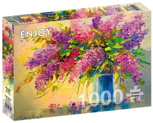 Puzzle 1000 Bukiet bzów. Wydawca: G3. Multiszop.pl Opakowanie Puzzle 1000 Bukiet bzów